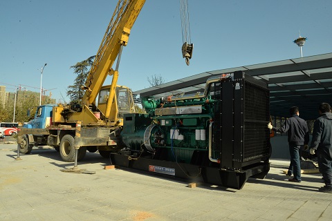 華全大型超市用柴油發電機組項目完成，發貨啦！